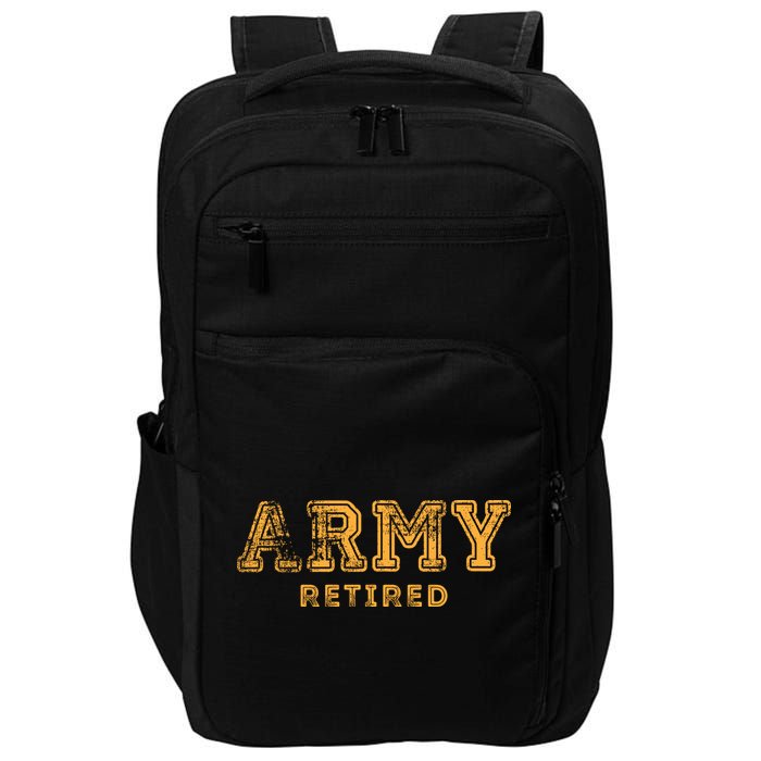 Army Retired Retirement Gift Impact Tech Backpack