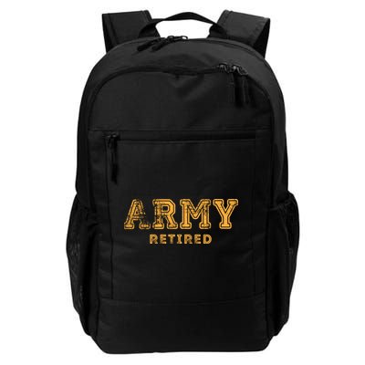 US Army Retired Retirement Gift Daily Commute Backpack