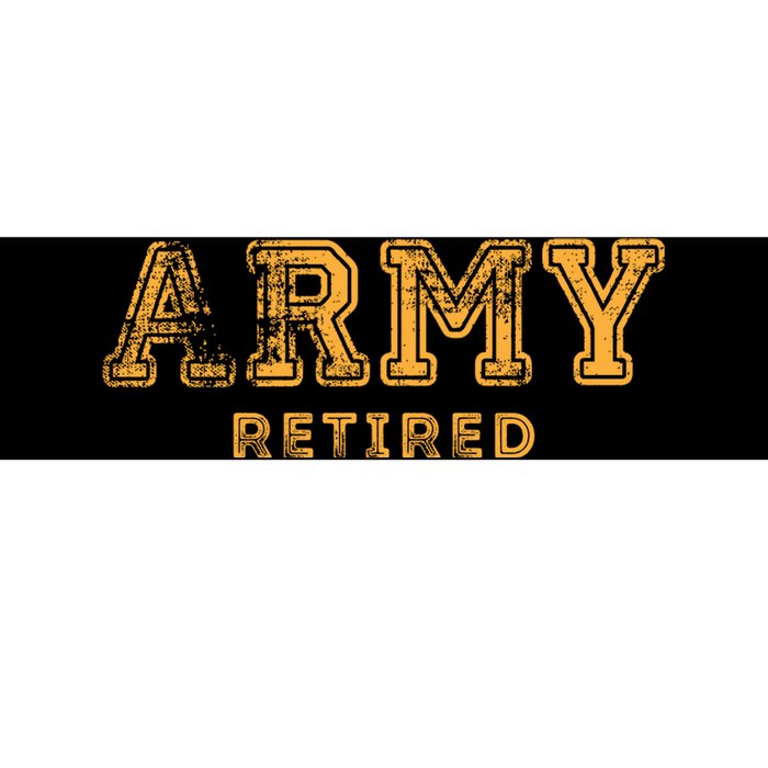 US Army Retired Retirement Gift Bumper Sticker