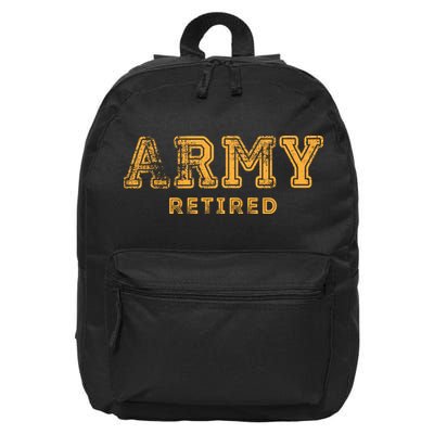 Army Retired Retirement Gift 16 in Basic Backpack