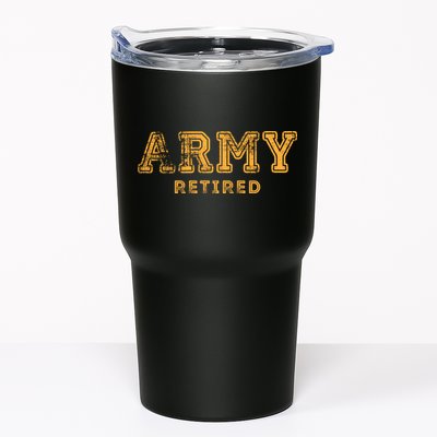 Army Retired Retirement Gift Tumbler