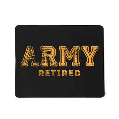 US Army Retired Retirement Gift Mousepad