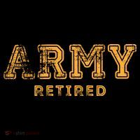 Army Retired Retirement Gift Poster