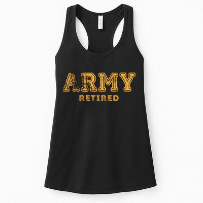 Army Retired Retirement Gift Womens Tank Top