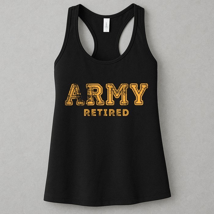 Army Retired Retirement Gift Womens Tank Top