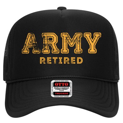 Army Retired Retirement Gift Trucker Hat