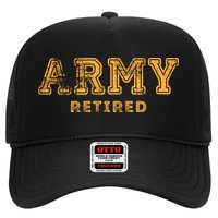 Army Retired Retirement Gift Trucker Hat