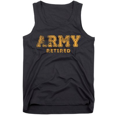 Army Retired Retirement Gift Tank Top