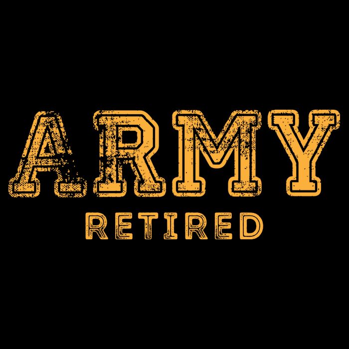 Army Retired Retirement Gift Visor