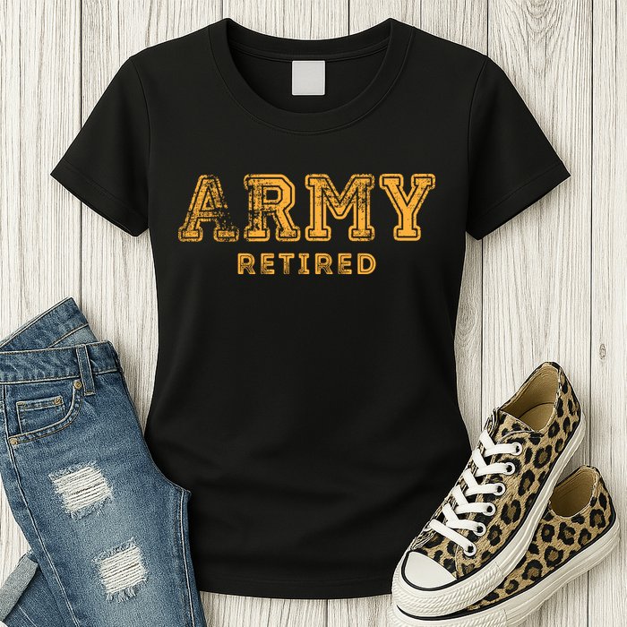 Army Retired Retirement Gift Womens T-Shirt