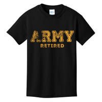 Army Retired Retirement Gift Kids T-Shirt