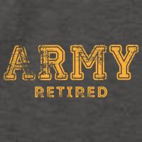 Army Retired Retirement Gift Vector Backpack