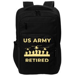 US Army Retired Veteran Gift Impact Tech Backpack