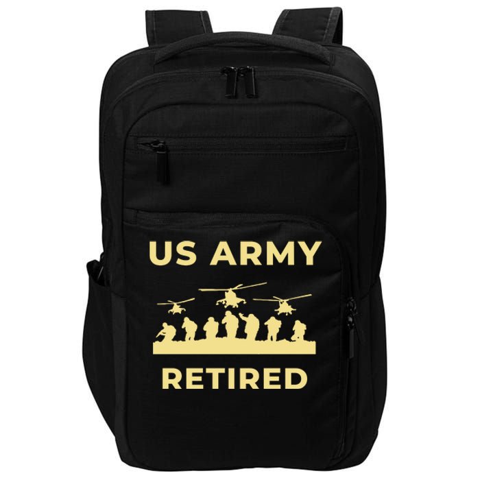 US Army Retired Veteran Gift Impact Tech Backpack