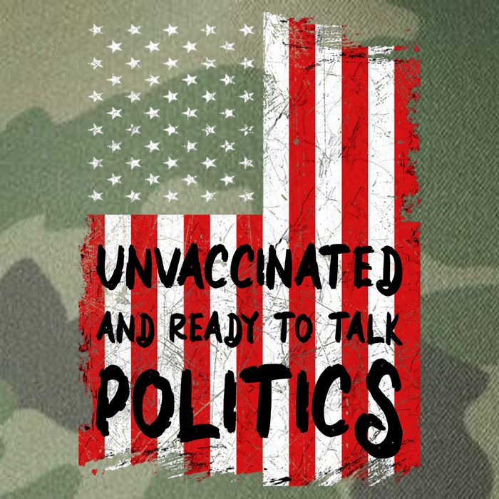 Unvaccinated And Ready To Talk Politics Funny US Flag Legacy Tie Dye Trucker Hat