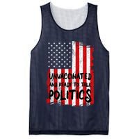 Unvaccinated And Ready To Talk Politics Funny US Flag Mesh Reversible Basketball Jersey Tank