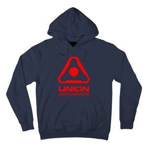 Union Aerospace Red Corner Print Hoodie