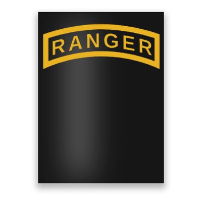 U.S A.R.M.Y Ranger Yellow Tab Vintage Airborne Veteran Soldier Poster