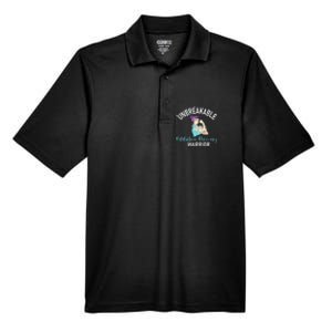 Unbreakable Addiction Recovery Warrior Aa Sober Gifts Women Men's Origin Performance Pique Polo