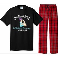 Unbreakable Addiction Recovery Warrior Aa Sober Gifts Women Pajama Set