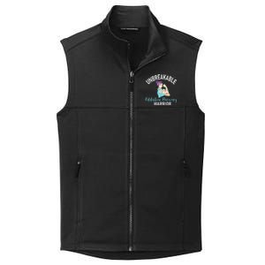 Unbreakable Addiction Recovery Warrior Aa Sober Gifts Women Collective Smooth Fleece Vest