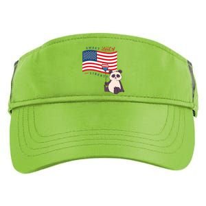 Usa America Sweet Land Liberty Animals Funny Gift Adult Drive Performance Visor