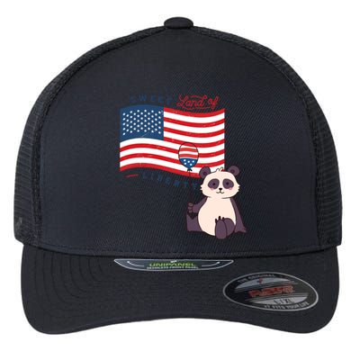 Usa America Sweet Land Liberty Animals Funny Gift Flexfit Unipanel Trucker Cap