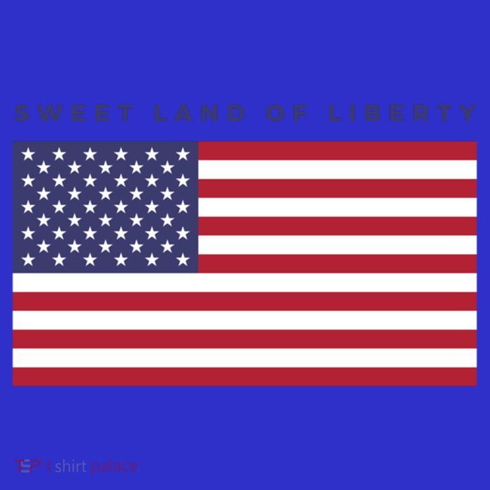 Us America Sweet Land Liberty American Flag Patriot Usa Cool Gift Tank Top