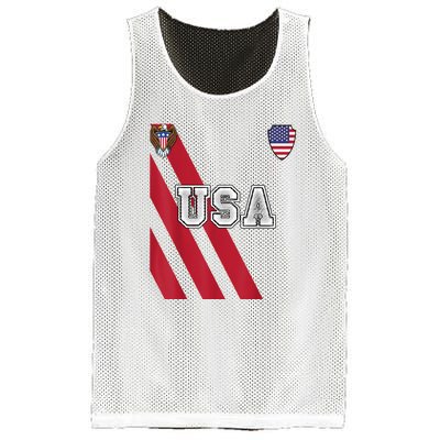 Usa America Soccer Jersey Red Blue Football Usa 2026 Mesh Reversible Basketball Jersey Tank