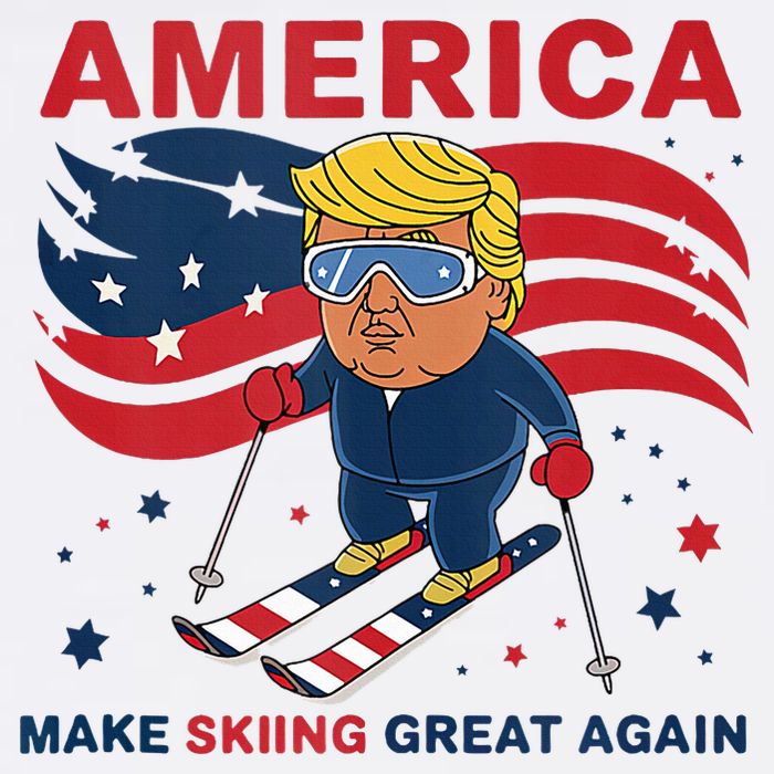 Usa Apres Ski Make Skiing Great Again Donald Trump Tall T-Shirt