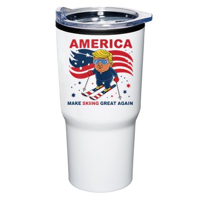 Usa Apres Ski Make Skiing Great Again Donald Trump Tumbler