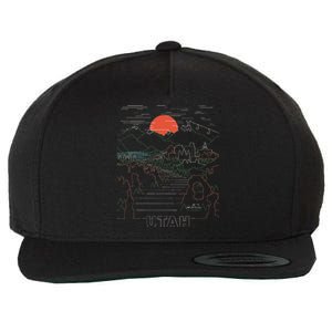 Utah Art Salt Lake City Ut Delicate Arch Bryce And Zion Wool Snapback Cap