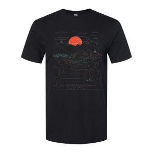 Utah Art Salt Lake City Ut Delicate Arch Bryce And Zion Softstyle CVC T-Shirt