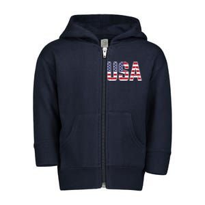 USA America Soccer Boys Girls Toddler Zip Fleece Hoodie