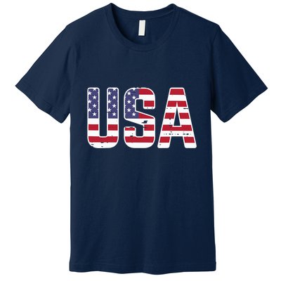 USA America Soccer Boys Girls Premium T-Shirt