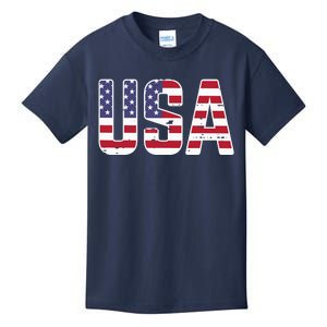 USA America Soccer Boys Girls Kids T-Shirt