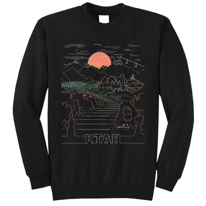 Utah Art Salt Lake City Ut Delicate Arch Bryce And Zion Sweatshirt