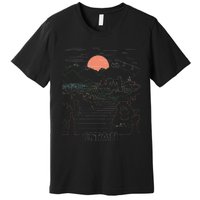 Utah Art Salt Lake City Ut Delicate Arch Bryce And Zion Premium T-Shirt