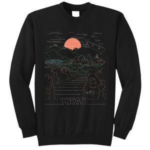 Utah Art Salt Lake City Ut Delicate Arch Bryce And Zion Tall Sweatshirt