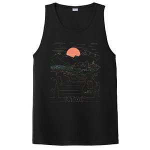 Utah Art Salt Lake City Ut Delicate Arch Bryce And Zion PosiCharge Competitor Tank