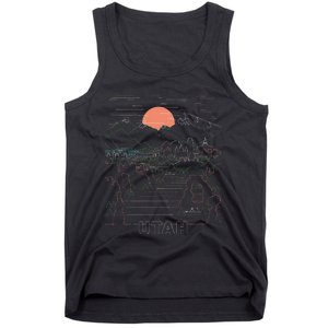 Utah Art Salt Lake City Ut Delicate Arch Bryce And Zion Tank Top