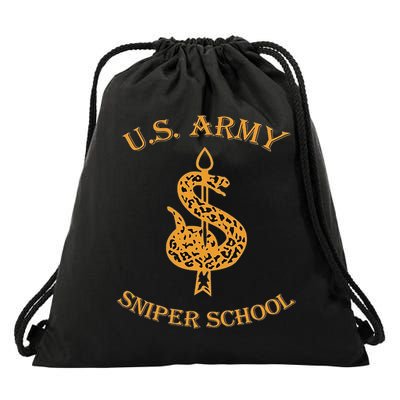 U.S. Army Sniper School marksmanship longrange precision Drawstring Bag