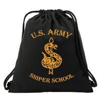 U.S. Army Sniper School marksmanship longrange precision Drawstring Bag
