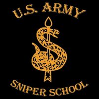 U.S. Army Sniper School marksmanship longrange precision Drawstring Bag