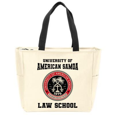 University American Samoa Law School Zip Tote Bag