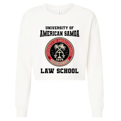 University American Samoa Law School Cropped Pullover Crew