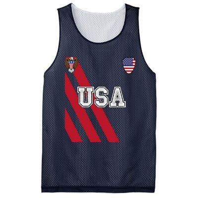 Usa America Soccer Jersey Red Blue Football Ball Travel Mesh Reversible Basketball Jersey Tank