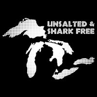 Unsalted And Shark Free Great Lakes Mi Michiganian Pride Gift Cooling Performance Crew T-Shirt