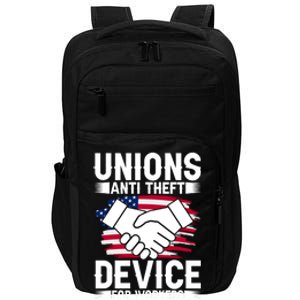 Unions Anti Theft Device For Workers Union Workers Outfit Funny Gift Impact Tech Backpack