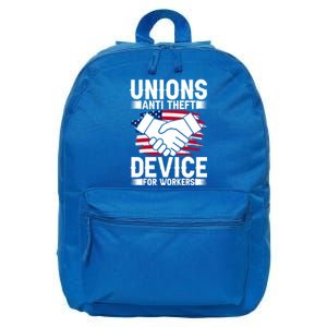 Unions Anti Theft Device For Workers Union Workers Outfit Funny Gift 16 in Basic Backpack